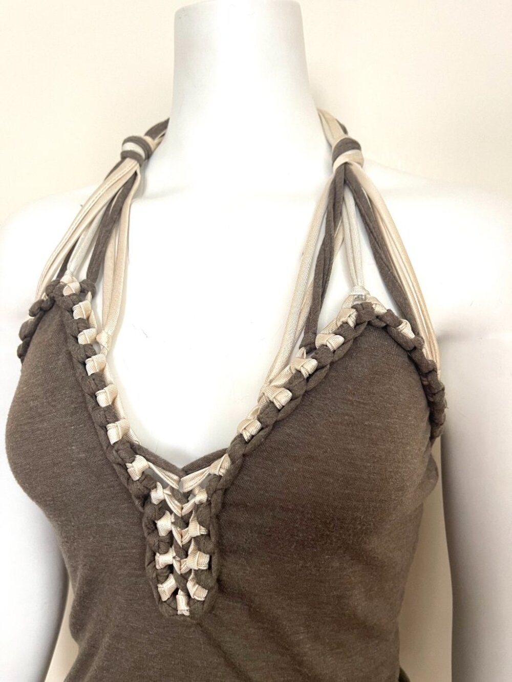 La Rok halter braded ditails halter top XS - Picture 8 of 12